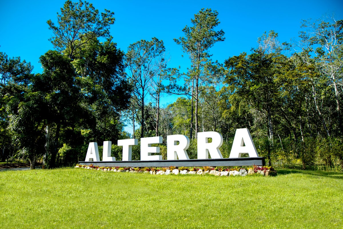 Alterra entrance and branding